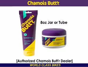Chamois Butt'r Eurostyle Menthol Cooling Cycling Anti-Chafe Cream 8oz Tube o/Jar - Picture 1 of 3