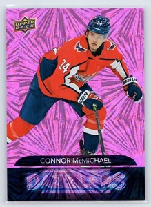 2020-21 Upper Deck Dazzlers Pink Connor McMichael #DZ-99 Rookie RC Capitals SSP - Picture 1 of 2