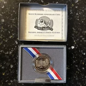 1991 united states mount rushmore anniversary coin - Picture 1 of 3