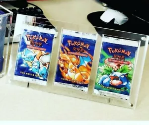 Pokemon Standard Booster Pack Schutzhülle/Sammelkarte/3 Packungen - Bild 1 von 7