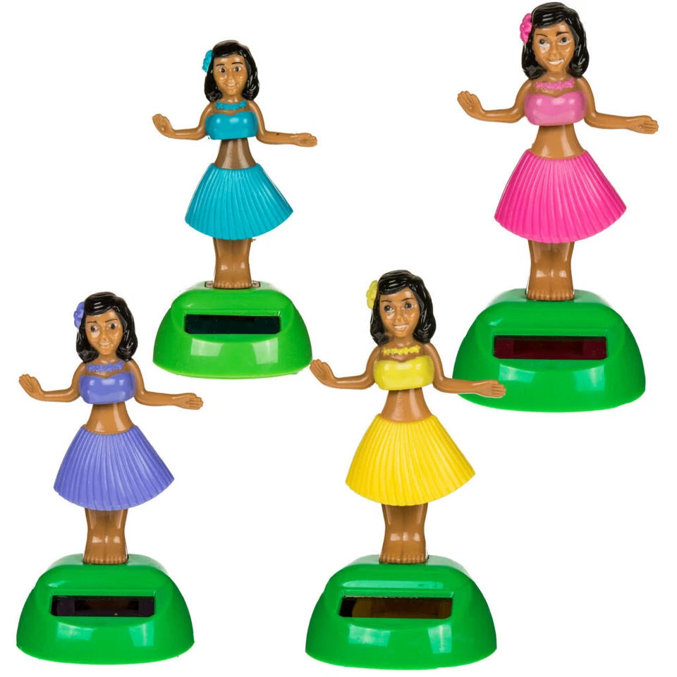 Wackelfigur Hula Girl Hawaii Mädchen mit Solar ca. 10 cm Auto Wackel Hula NEU - Bild 1 von 1