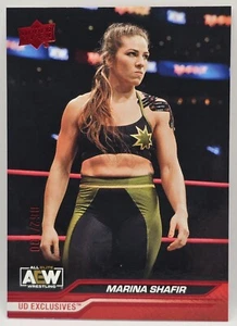 AEW 2024 Upper Deck Wrestling Card MARINA SHAFIR RC Red UD Exclusives/99 #19 - Picture 1 of 2
