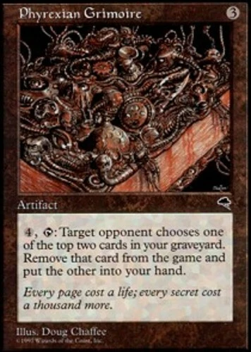 Phyrexian Grimoire ~ Heavily Played Tempest MTG Magic UltimateMTG Artifact Card - Image 1 of 1