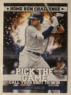2022 Topps Home Run Challenge Card #HRC-21 Joey Gallo New York Yankees - Image 1 of 4