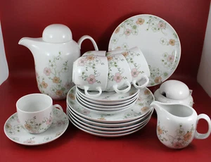 Arzberg 5500 Brasilia "Blütenzauber" H. Th. Baumann - Kaffeeservice 21 tlg. - Bild 1 von 13