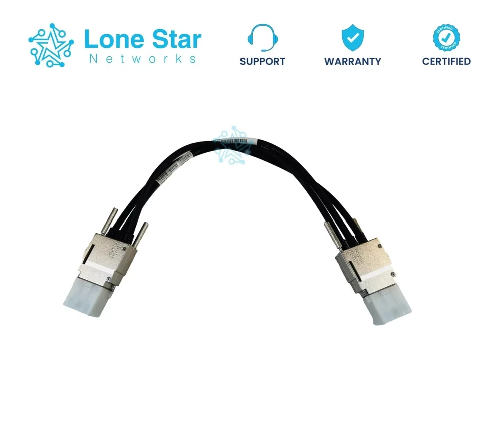 Cabo Stackwise Cisco STACK-T1-50CM para 3850 Series - Garantia Vitalícia - Imagem 1 de 1