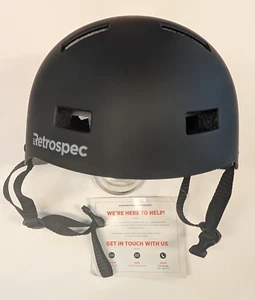 RETROSPEC CM-1 SMALL Multisport Fahrrad-Skate-Board Commuter Helm Matt Schwarz S - Bild 1 von 10