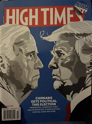 High Times Politics Issue Biden Trump 2020 October Edition Magazine - Image 1 of 2