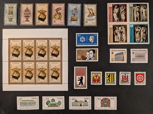 Germany, DDR - 1983 - Nice lot of 23 MLH stamps & 1 leaflet MNH, VF. - Picture 1 of 1