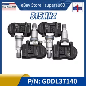 4x 315MHz TIRE PRESSURE SENSOR For Mazda 2 3 5 6 Parts Tpms Sensor BBM237140B US - Picture 1 of 12