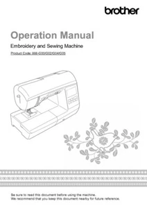 Brother Innov-is BP3500D Sewing Embroidery Machine Owners Manual Reprint - Picture 1 of 1