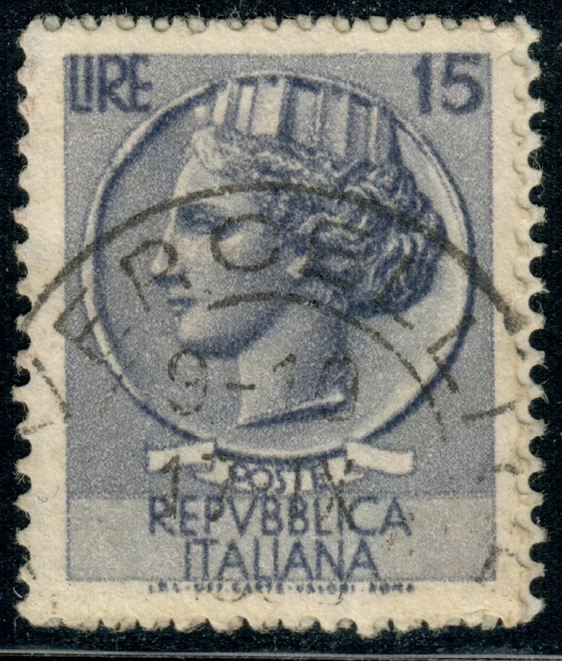 Italy - 1956 - Syracusean Coin - 15L - #2386 - Image 1 of 1