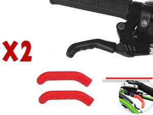 2X COVER SILICONE COPRI LEVA FRENO ANTI SCIVOLO BICICLETTA BICI MOUNTAIN BIKE - Foto 1 di 2