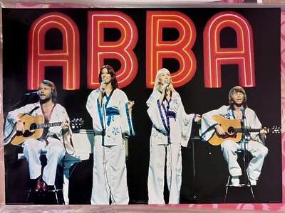 ABBA UK Vintage deadstock poster 24"x36"
