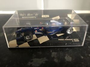 Minichamps 1:43 Prost Peugeot AP03 2000 Jean Alesi Formula One Race Car