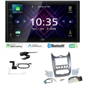 JVC Autoradio Apple CarPlay Android Auto DAB+ für Dacia Duster 2010-2013 grau - Bild 1 von 8