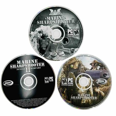 The Marine Sharpshooter Trilogy (PC, 3-Disc Set, 2005) *DISC ONLY* - Image 1 of 4