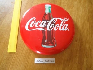 PLAQUE TOLE METAL COCA COLA 2003 EMAILLée? EMAIL ? diametre 31 cm - Picture 1 of 7