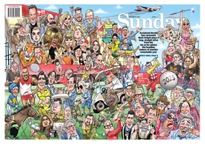 MARK KNIGHT 2023 poster,BARGAIN, EVENTS, SPORTS, POLICTICS,music, OT 3 - Picture 1 of 1