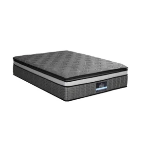Giselle Bedding 34cm Mattress Pillow Top Bed Double Pocket Spring Bamboo Double - Picture 1 of 7