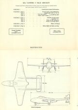 De Havilland Sea Vampire T22 Service Maintenance Manual AP 4269C RARE 1950's PDF