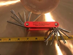 Drums GrooveTech GTDMT1 Drummer Multi-tool key hex wrenches Great Gift - Picture 1 of 3
