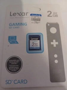 Lexar Gaming SD Card 2GB Brand New and Sealed - Picture 1 of 2
