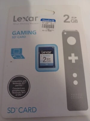 Lexar Gaming SD Card 2GB Brand New and Sealed - Image 1 of 2