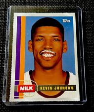 KEVIN JOHNSON RARE SPORTS ILLUSTRATED FOR KIDS SI TOPPS PERFORATED MILK SUNS