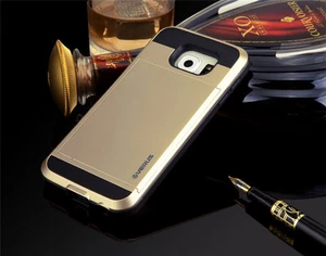 Slide Wallet Case Samsung Note 4 8 9 Credit Card Wallet + Glass - Picture 1 of 17