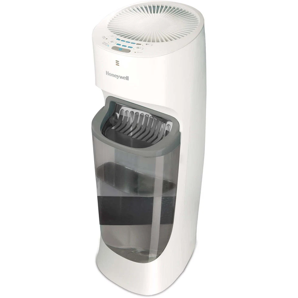 Honeywell Top Fill Tower Humidifier With Humidistat White HEV615W