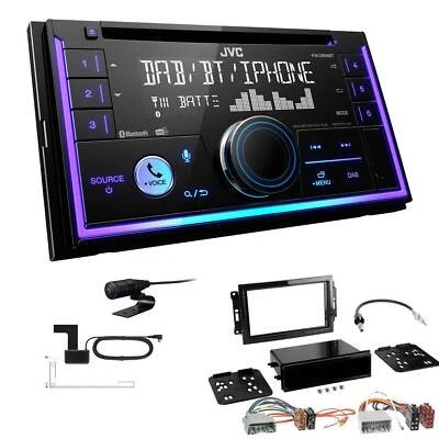 JVC KW-DB95BT Autoradio Bluetooth DAB+ für Dodge RAM Facelift 2006-2008 - Bild 1 von 4