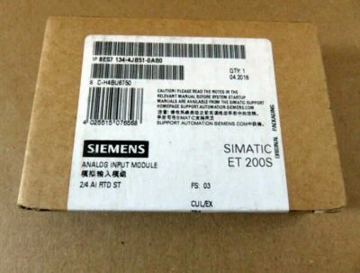 One New Siemens 6ES7134-4JB51-0AB0 6ES7 134-4JB51-0A In Box Expedited Shipping - Image 1 of 3