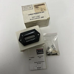 36V Volt Battery Indicator Meter Gauge Ezgo Club Car Yamaha Golf Cart Chris Prod - Picture 1 of 4