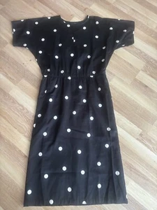 JOSEPh JANARD: Traum Designerkleid in Größe 38, Schwarz, beige Punkte ***** - Bild 1 von 10