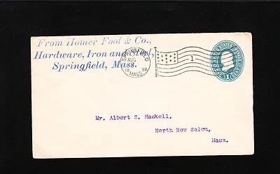 Homer Foot Hardware Iron Steel Springfield 1898 Flag #1 PSE North New Salem 8y - Image 1 of 2