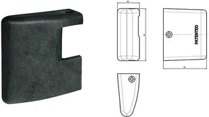 Bocchetta CORVO DX chiusura silenziosa Yale 11201 - Imagen 1 de 1