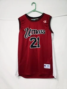Vintage Champion UMass Minutemen Marcus Camby 90s NCAA Basketball Jersey XXL - Picture 1 of 5