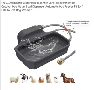 1350Z Automatischer Wasserspender für große Hunde Patentiert Outdoor Hundewasser - Bild 1 von 11