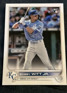 2022 Topps Bobby Witt Jr Rookie Card - Picture 1 of 2