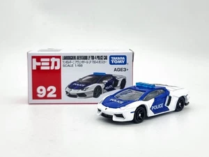 Takara Tomy Tomica Diecast 1/68 No.92 Lamborghini Aventador LP700-4 Police Car - Picture 1 of 2