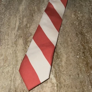 Vineyard Vines Just pfirsichfarbene gestreifte Herrenkrawatte 3 x 58 Zoll alle Seide hergestellt in den USA neu mit Etikett $ 85 - Bild 1 von 5