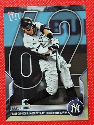 Aaron Judge 62 Home Run Record 2022 Topps Now #1012 Online Exclusive - Image 1 of 2