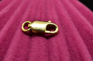 14K Yellow Gold Lobster Claw Clasp 11.3mm x 4.2mm 0.7g - Picture 1 of 4