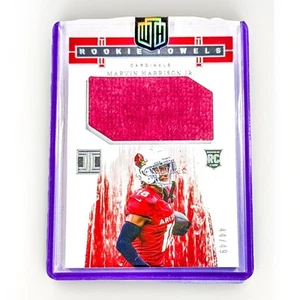 Marvin Harrison Jr. 2024 Impeccable Rookie Towels RC /49 Relic SSP Cardinals - Picture 1 of 2