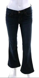 J Brand Babe Lovestory Button Fly Low-Rise 22" Bell Jeans Sz 25 Stretch NWT $178 - Picture 1 of 6