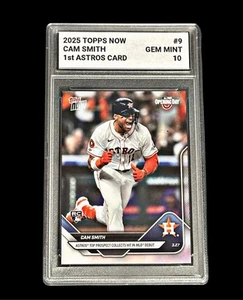Cam Smith Rookie Graded 10 Gem Mint 2025 Topps Now Debut RC Astros ๐๐ฅ - Picture 1 of 1
