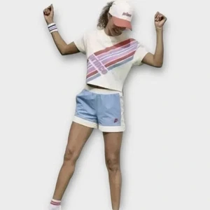 Prince Women's Crew Neck Hi-Lo Cropped Pickleball T-shirt Multi Top Size XS New - Picture 1 of 4