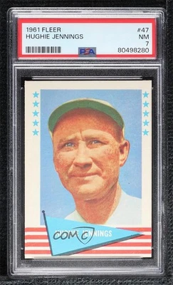 1961 Fleer Baseball Greats Hughie Jennings Hugh Jennings #47 PSA 7 HOF - Image 1 of 2