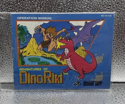 Adventures Of Dino Riki Nintendo NES Manual USA 1989 - Image 1 of 4
